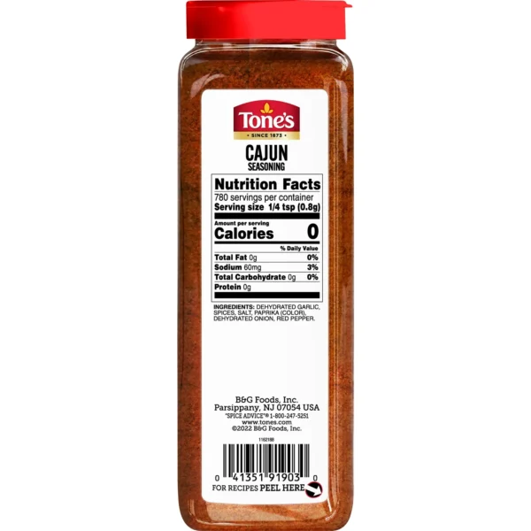 Tone's Cajun Seasoning Blend, 22 oz. - Image 5